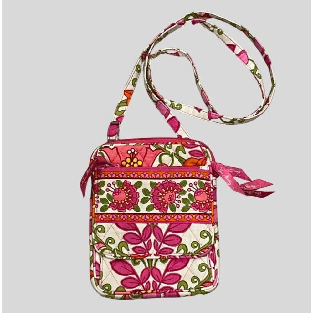 Vera Bradley Pink Floral Crossbody Bag